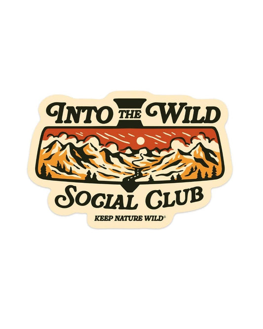 Into the Wild Social Club | Sticker