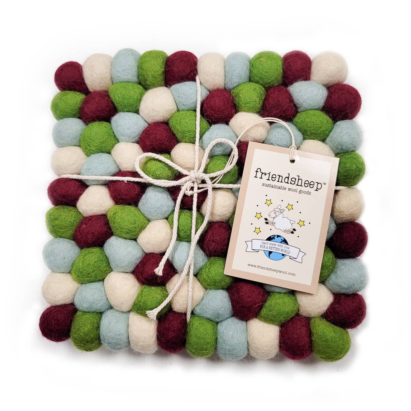 Yuletide Eco Coasters and Trivets