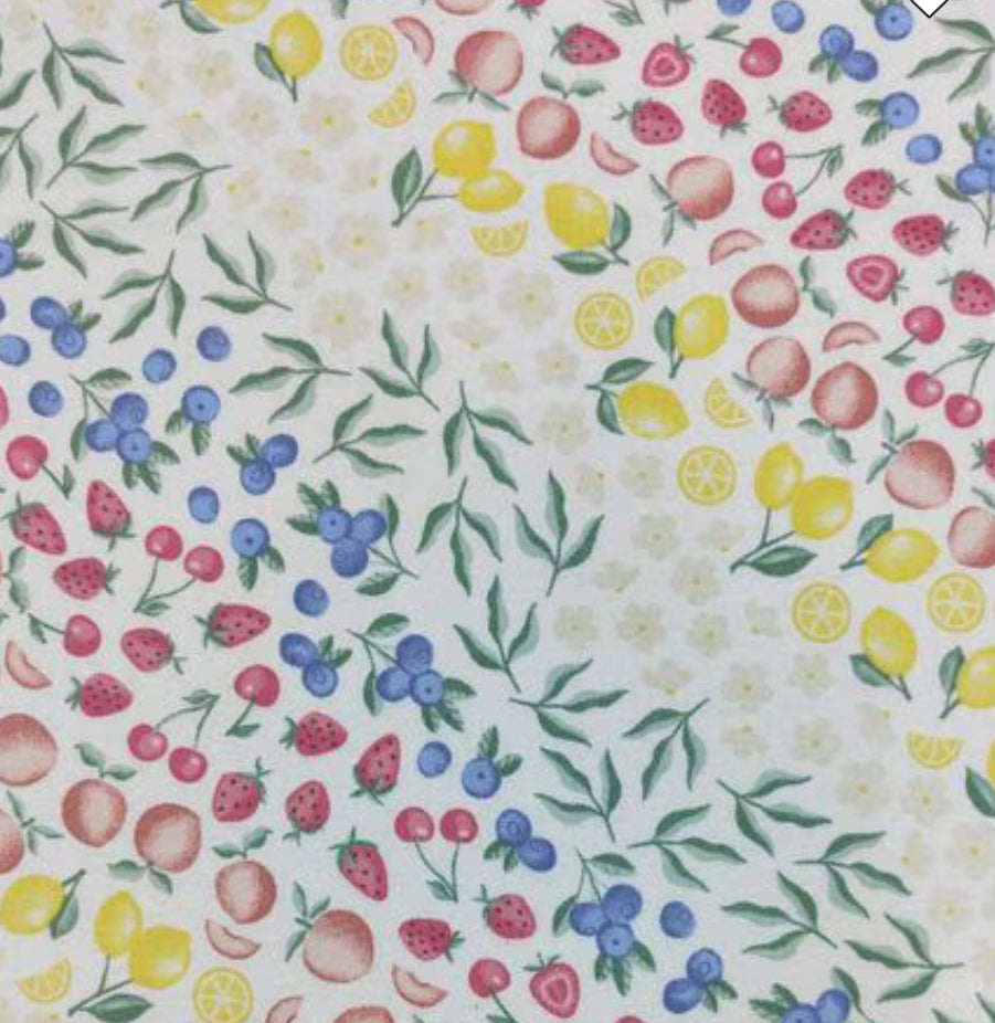 Reusable “Paper” Towel - Food Print - Set of 12