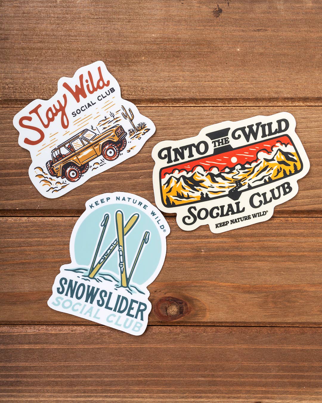 Into the Wild Social Club | Sticker