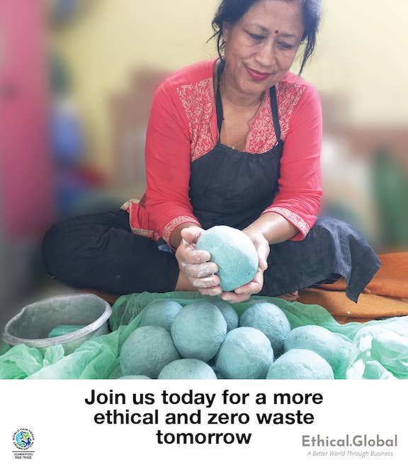 Sea Creatures: Eco Wool Dryer Balls Fair Trade