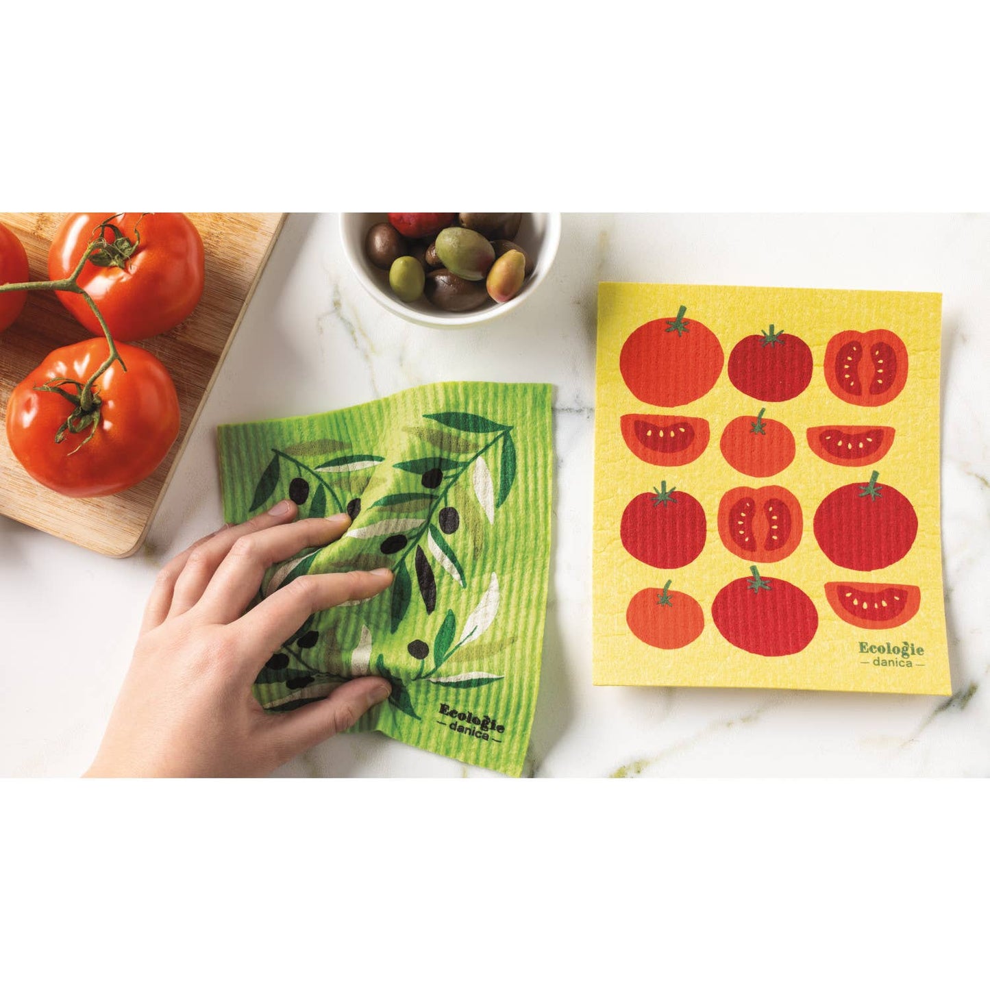 Olives Swedish Dishcloth