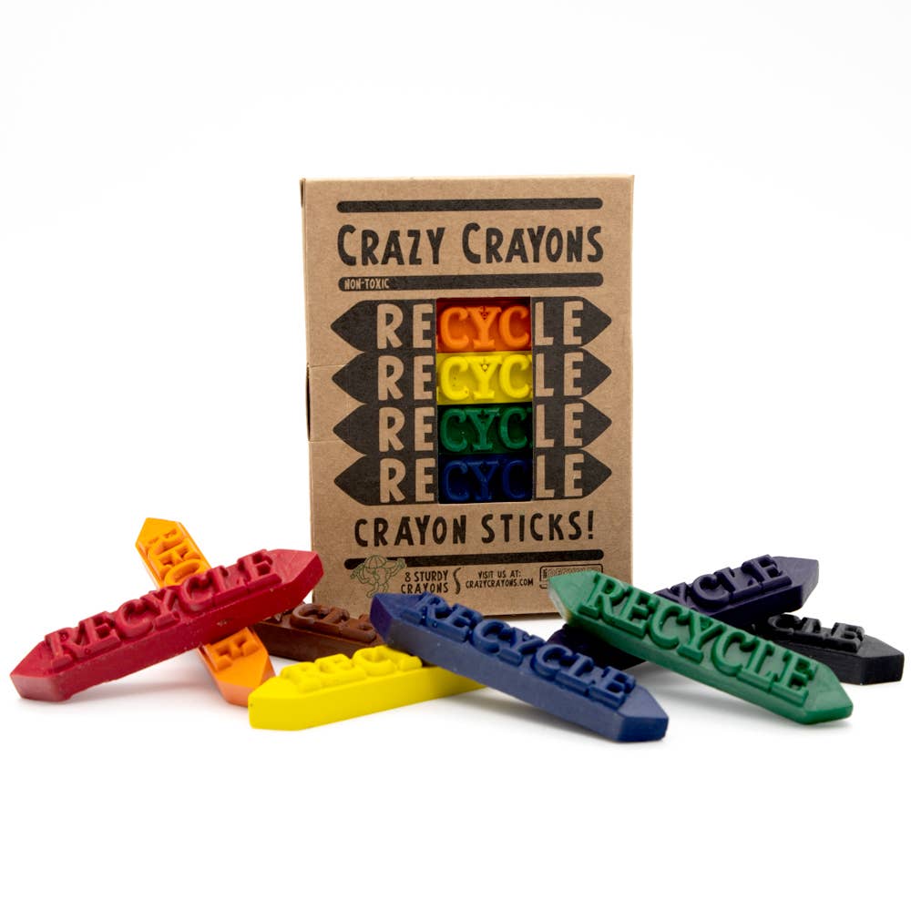 Recycle Sticks Crayon - 8 Box