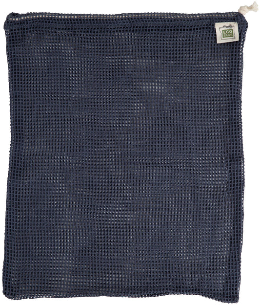 ECOBAGS Organic Mesh Produce Bag / Sack - Medium - Dark Blue