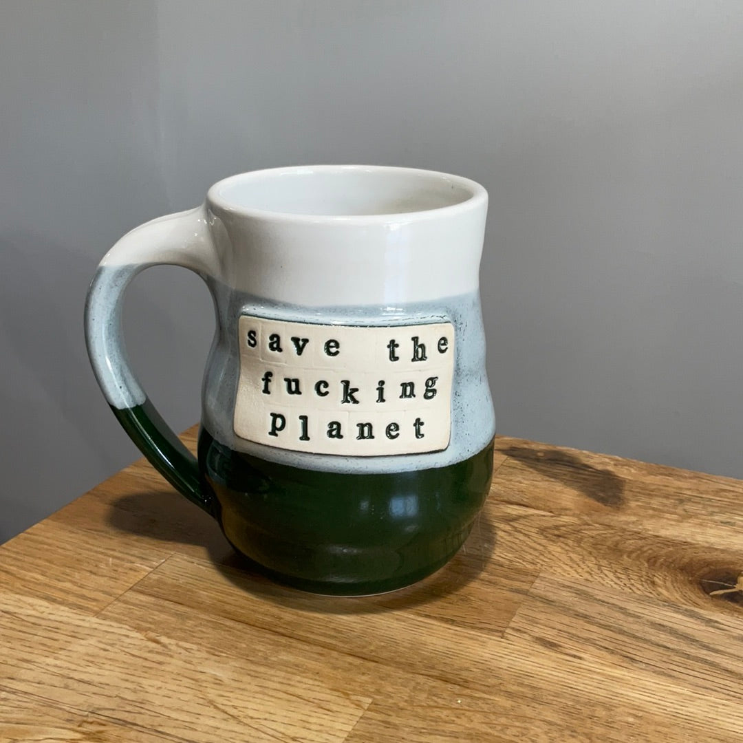 Save The F**king Planet Coffee/Tea Mugs