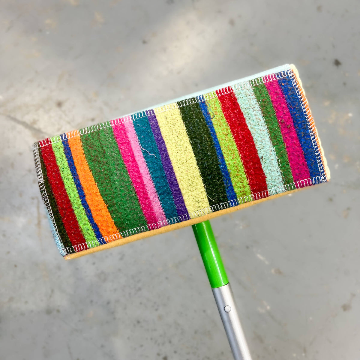 Scrap Felt Mop Pads: Set of 2 - Rainbow