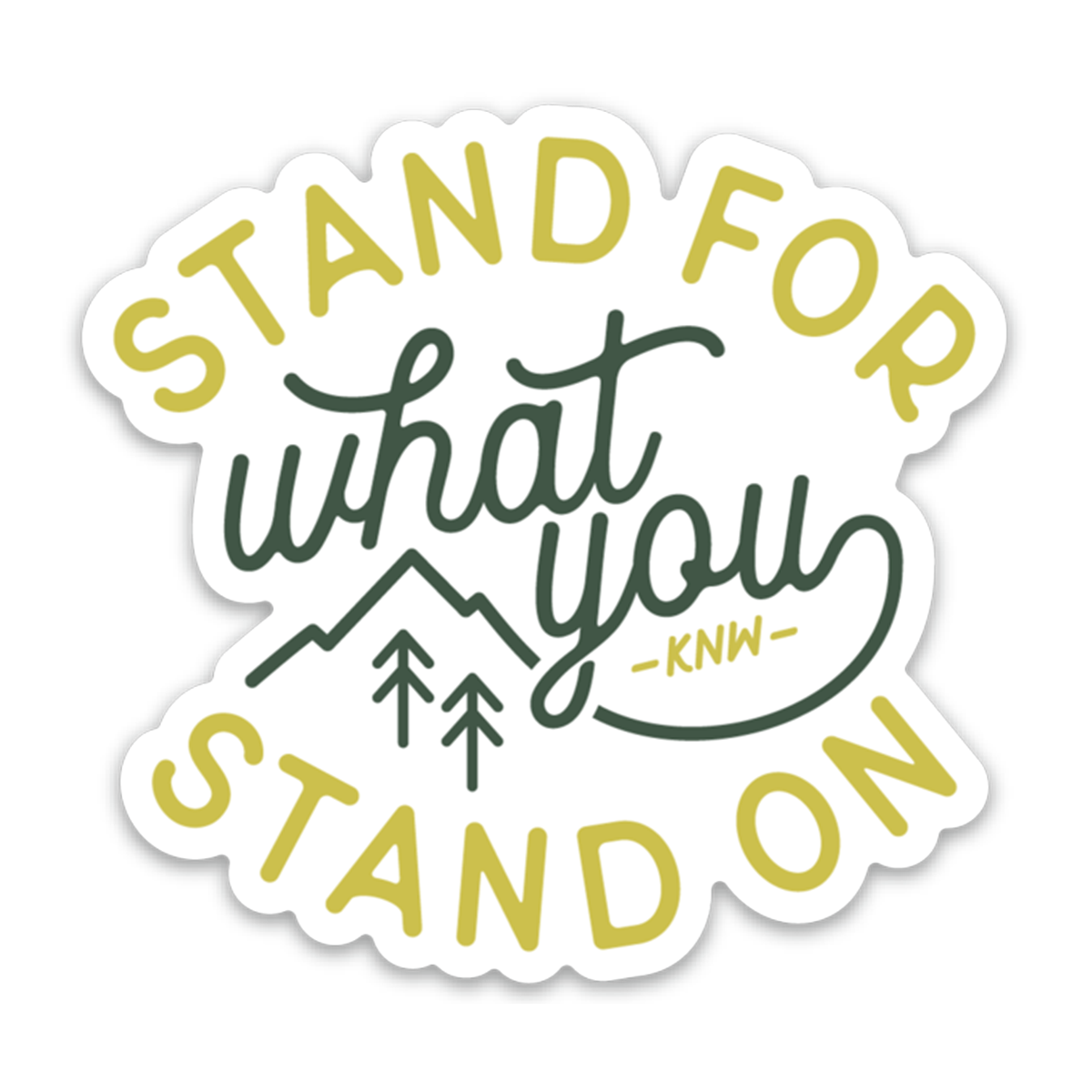 Stand For Sticker – Green Home & Co.