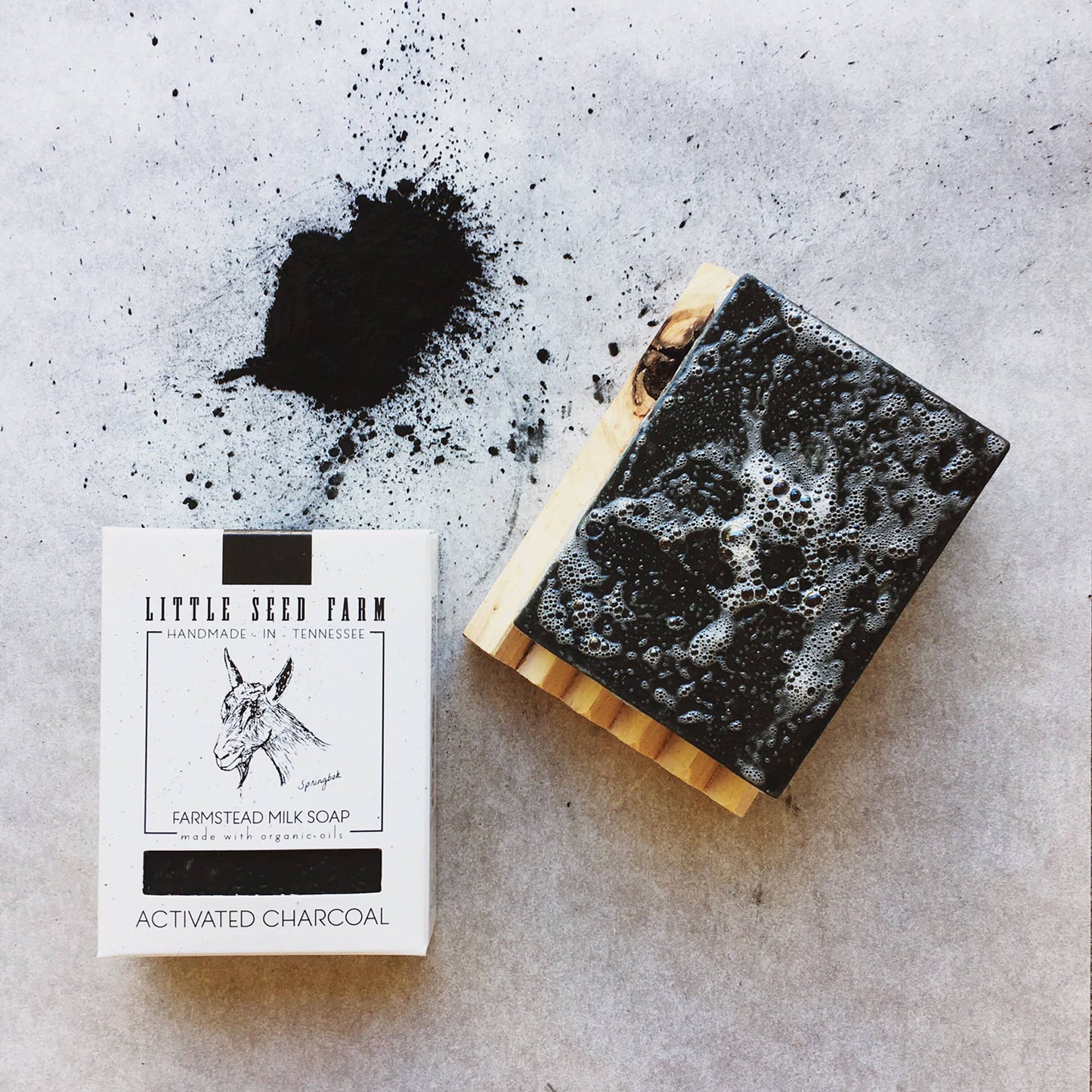 Activated Charcoal Facial And Body Bar Soap