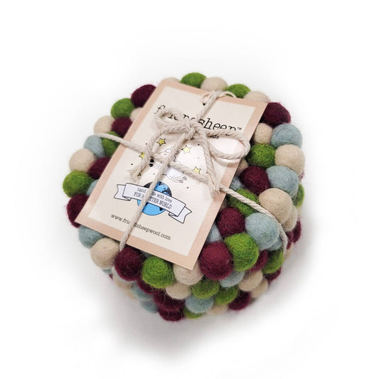 Yuletide Eco Coasters and Trivets