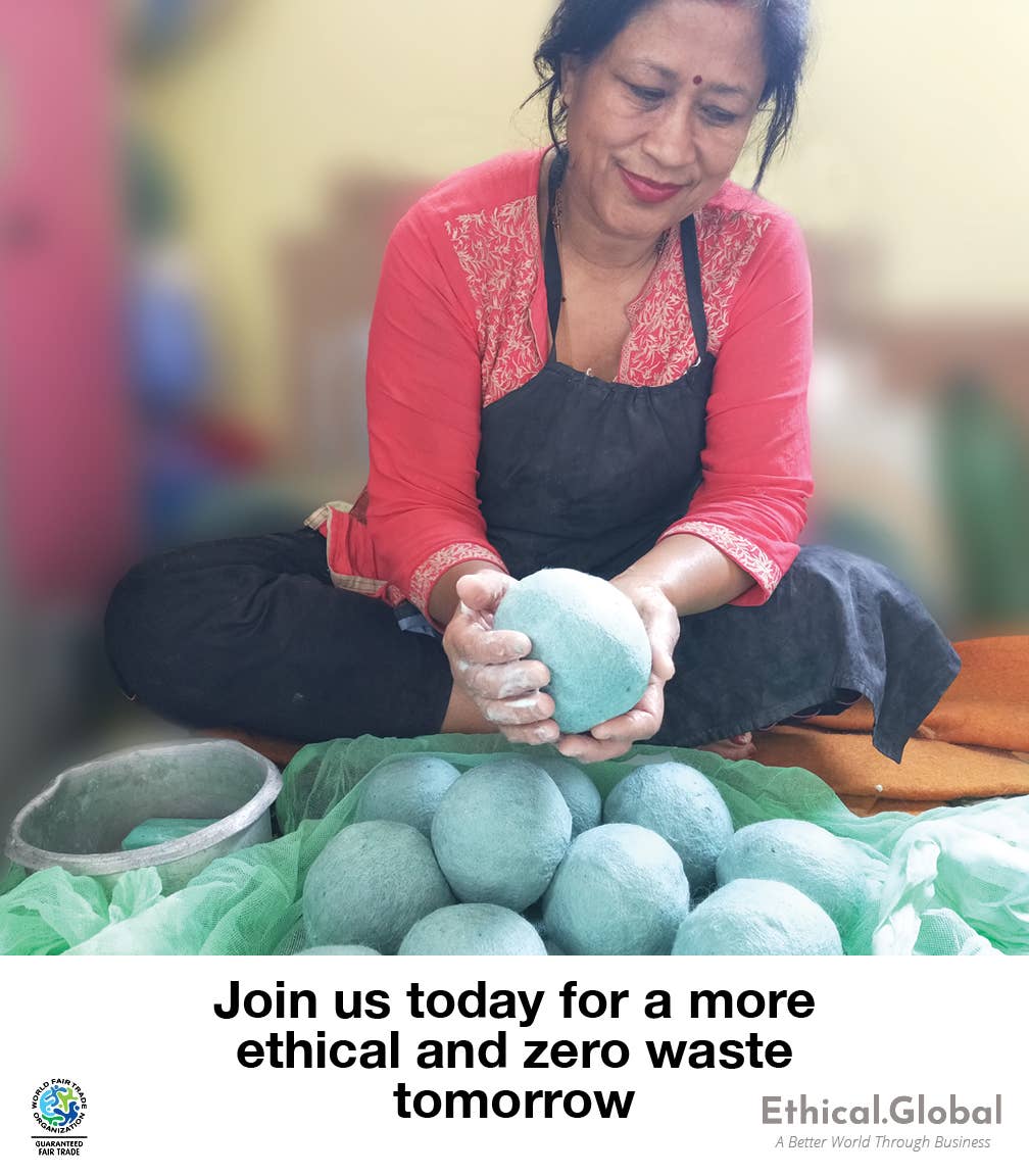 Fruits: Eco Wool Dryer Balls Fair Trade