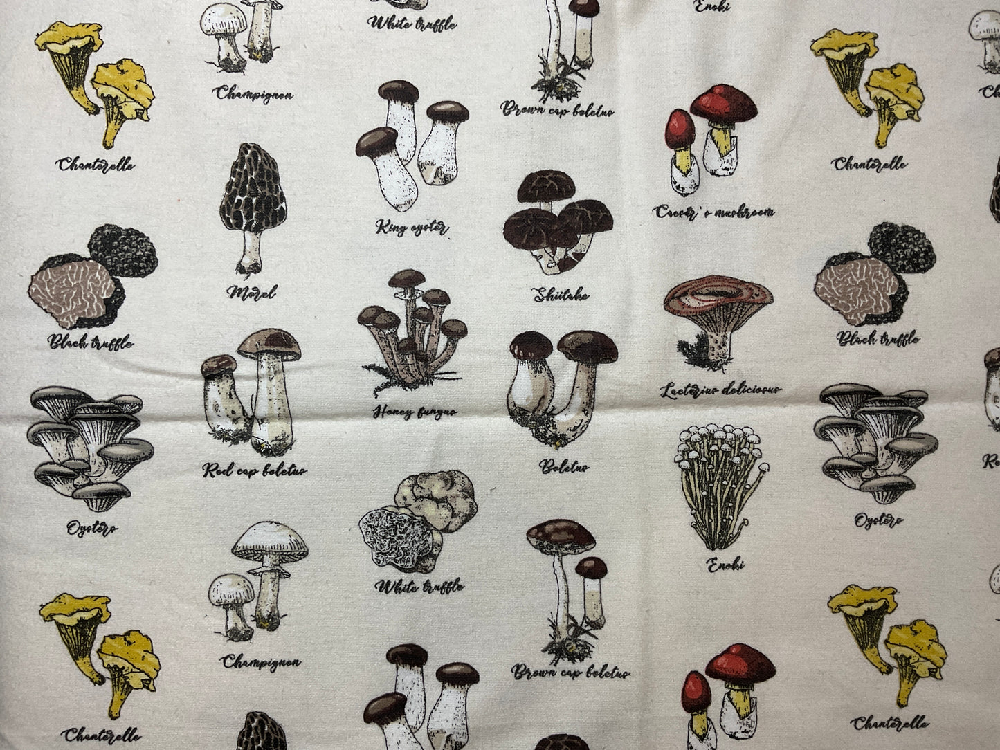 Reusable “Paper” Towel - Food Print - Set of 12