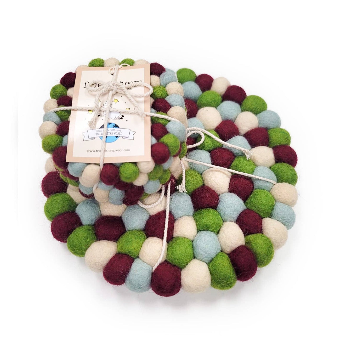 Yuletide Eco Coasters and Trivets