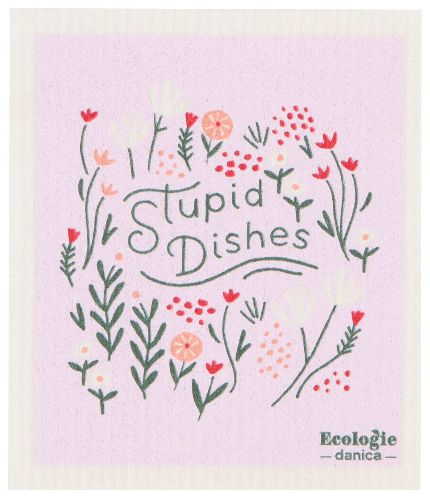 Stupid Dishes Swedish Dishcloth