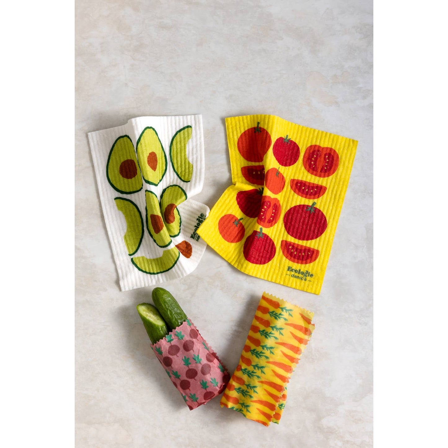 Tomatoes Swedish Dishcloth