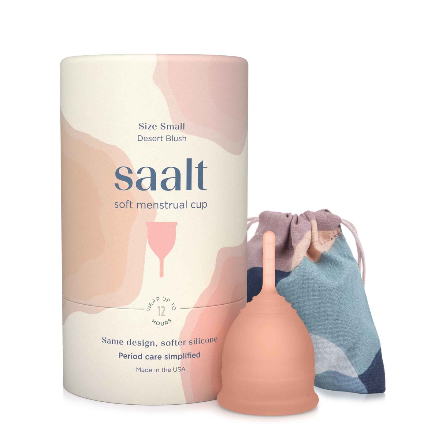 Saalt Soft Cup - Blush - Small