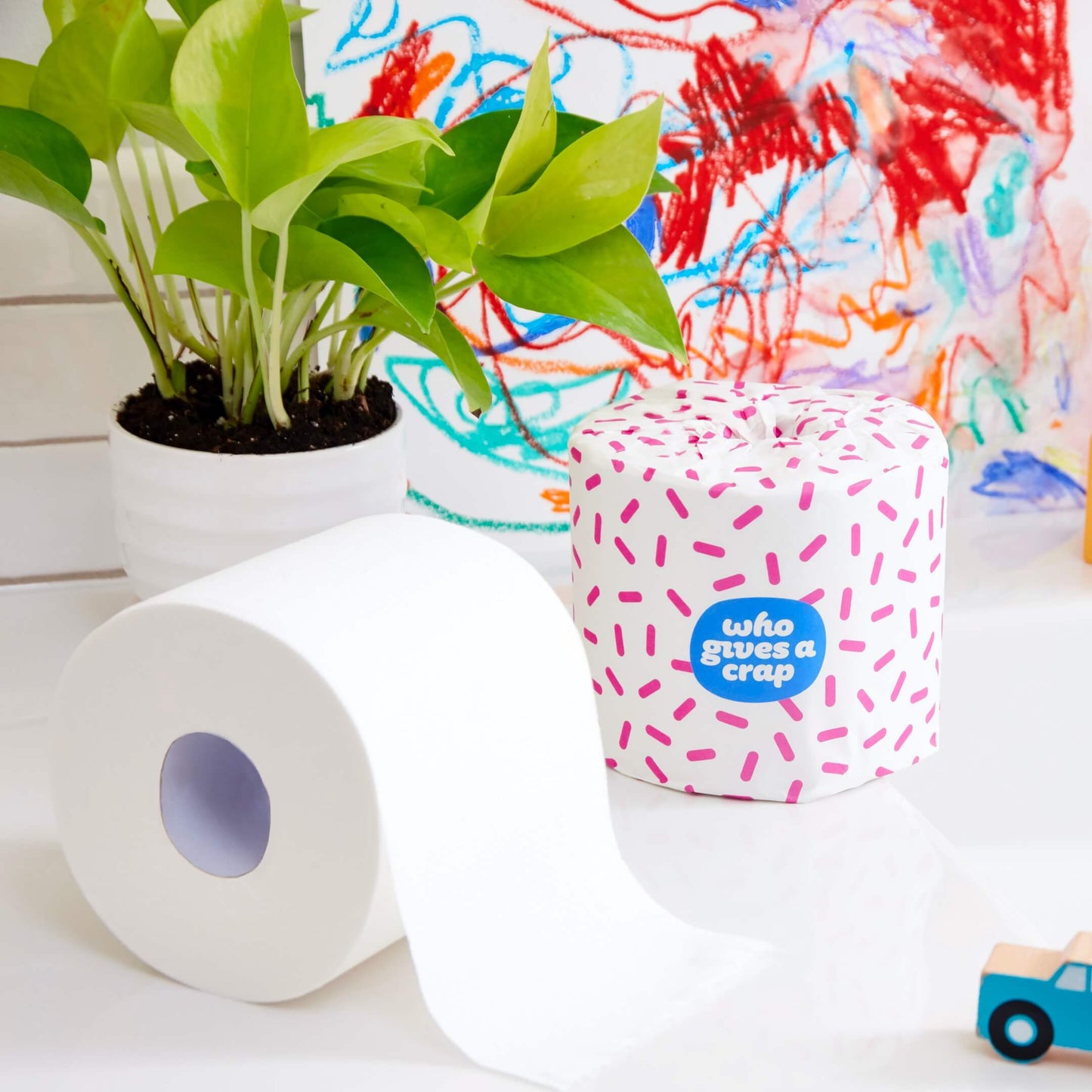 100% Recycled Toilet Paper - Double Length Rolls