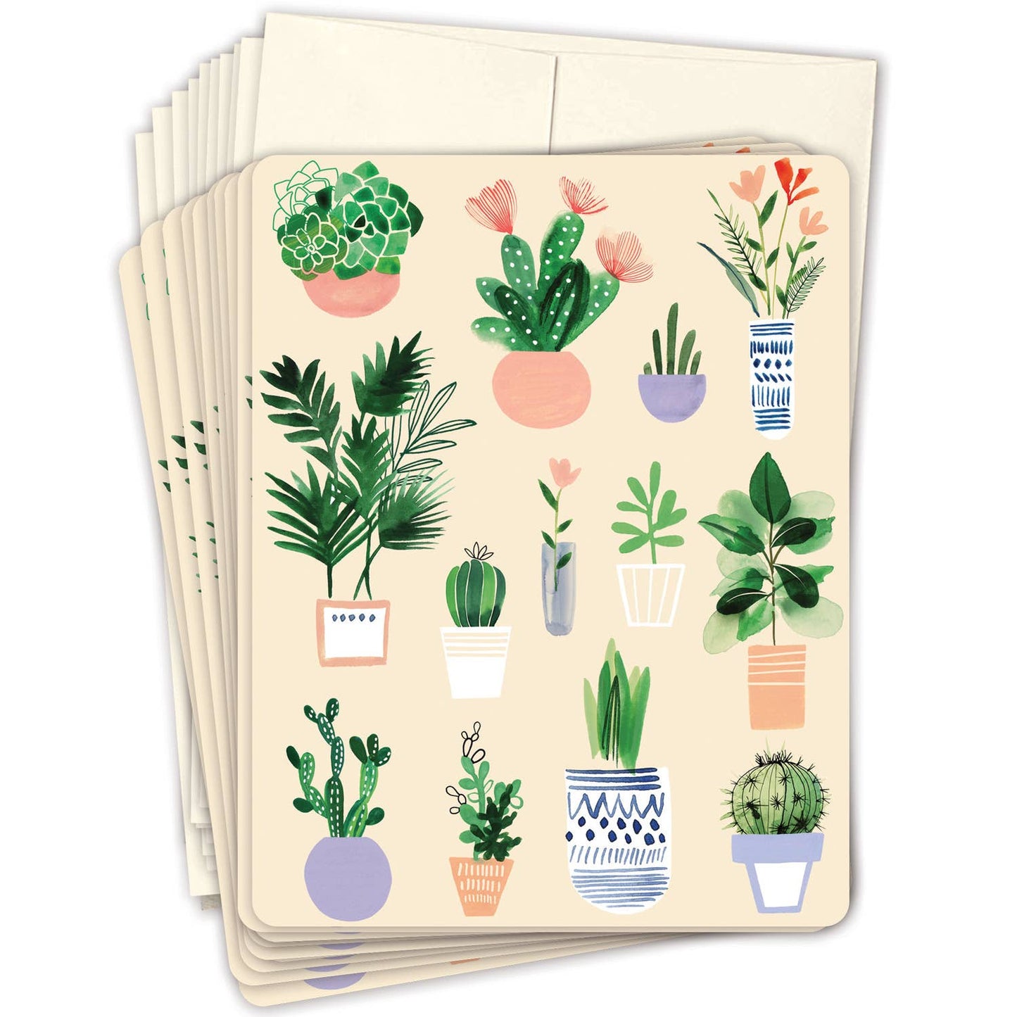 Houseplants Boxed Cards - Set of 10