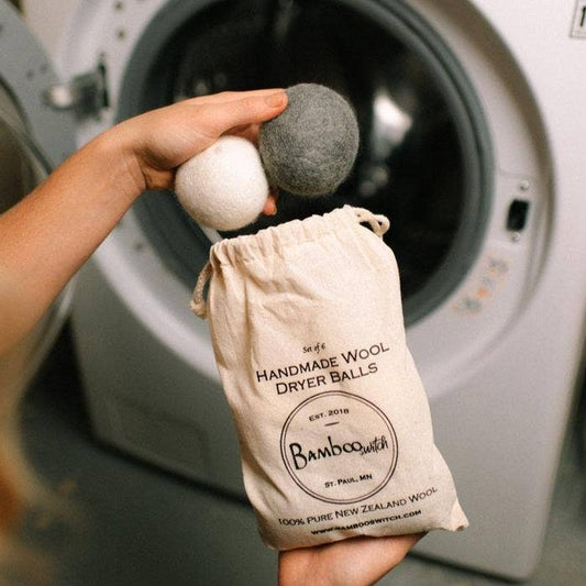 Organic Wool Dryer Balls - 6 Pack