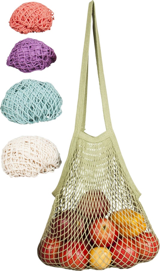 ECOBAGS String Bag - Long Handle - Pastels