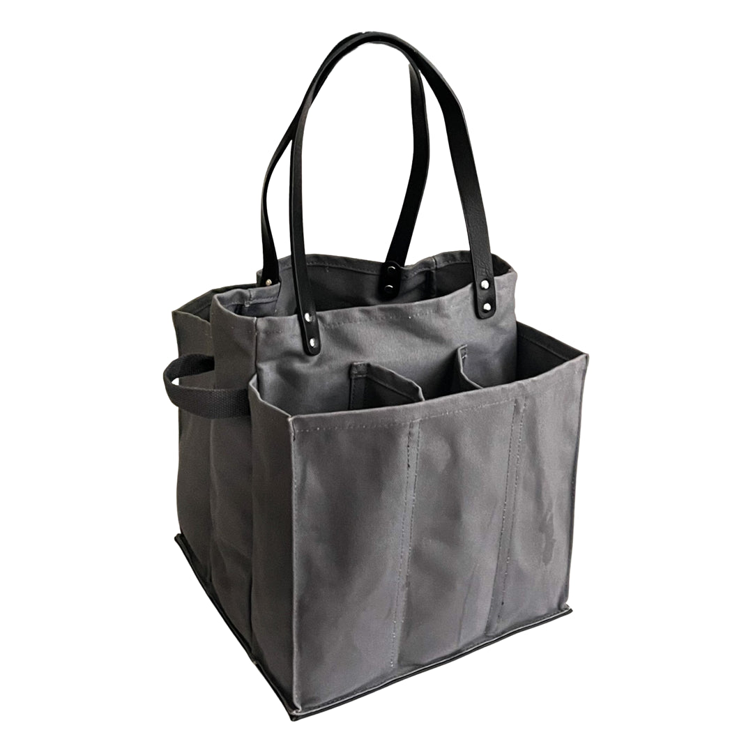 Market Tote - Natural with Vegan handles and bottom