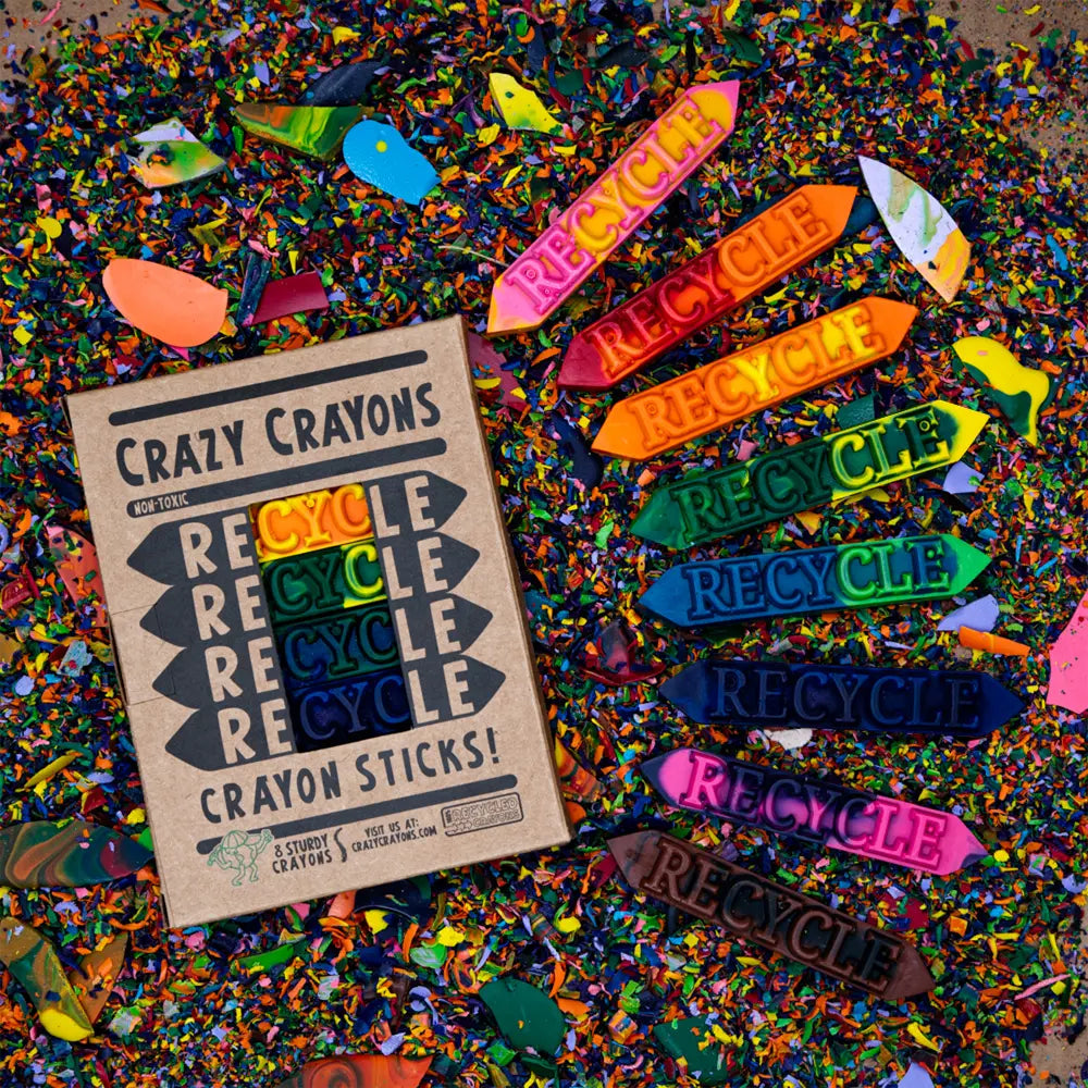 Recycle Sticks Crayon - 8 Box